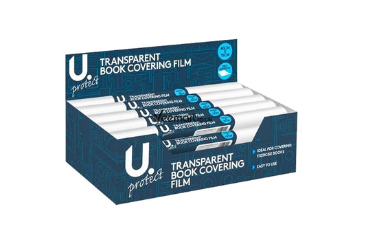 Martello Transparent Book Covering Film 40cm x 75cm