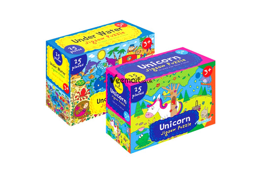 Martello Unicorn & Under Water Jigsaw, 25 pieces