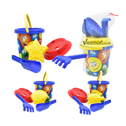 KandyToys 5" / 14cm Faces Small Bucket Set