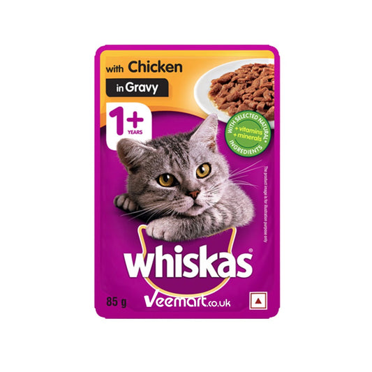 Whiskas 1+ Pouch Chicken Jelly 85g