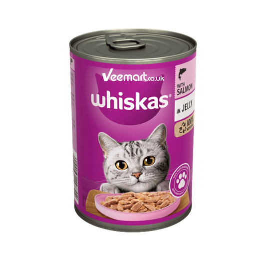 Whiskas Salmon in Jelly 390g
