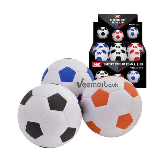 KandyToys 6" Pu Footballs In Display Box M.Y