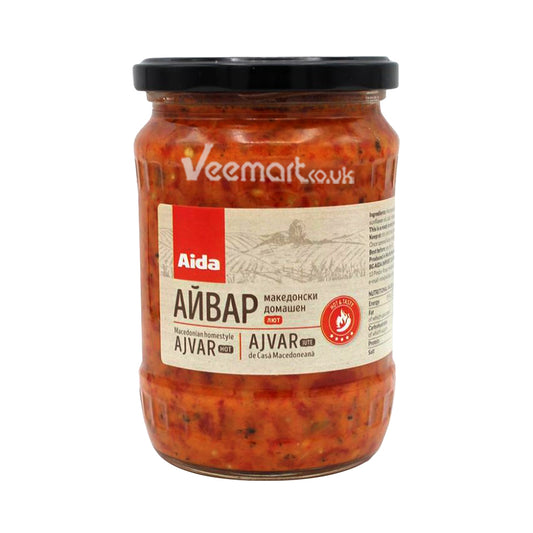 Aida Jar Ajvar Homemade Hot 580ml