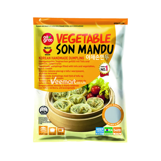 Allgroo Vegetable Son Mandu (handmade Dumpling) 540g