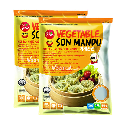 Allgroo Vegetable Son Mandu (handmade Dumpling) 540g