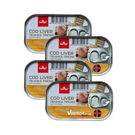 Banga Cod Liver with Bay Leaf and Pepper 115g
