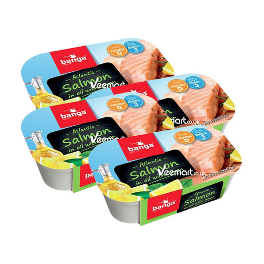 Banga Salmon In Oil with Lemon Flavor 120g