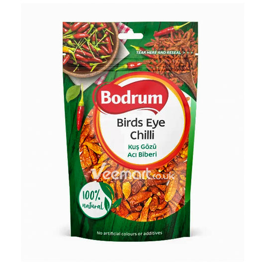 Bodrum Birds Eye Chilli Peppers 40g