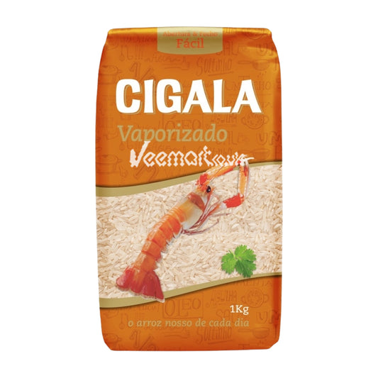 Cigala Arroz Extra Longo Vaporizado 1kg