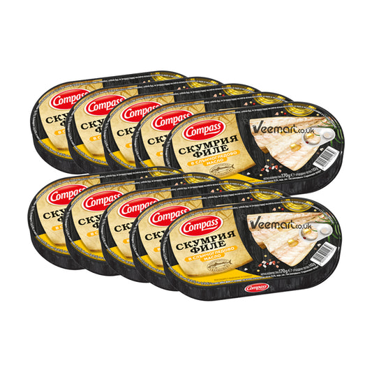 Compass Mackerel Fillet In Oil 170g