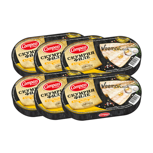 Compass Mackerel Fillet In Oil 170g