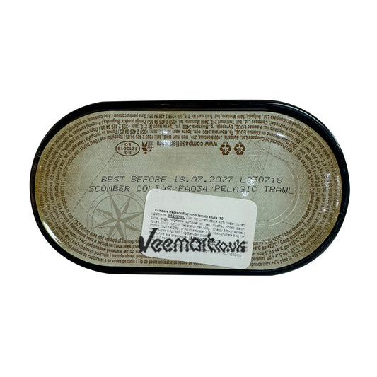 Compass Mackerel Fillet In Spicy Tomato Sauce 180g