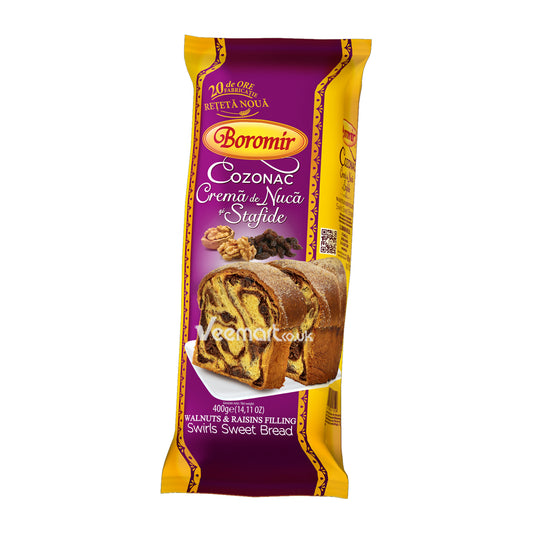 Boromir Cozonac Walnut & Raisins 450g