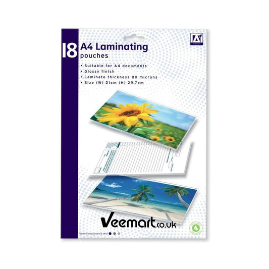 DG 18 A4 Laminating Pouches