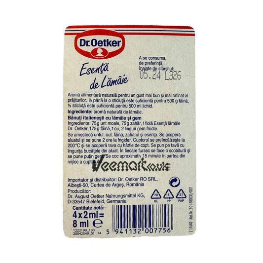 Dr. Oetker Lemon Essence 8ML