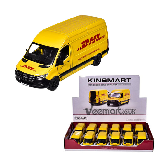 KandyToys 5" Mercedes Benz Sprinter DHL Van