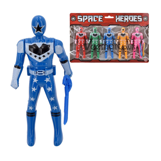 KandyToys 5 Pc Space Heroes Blistercard