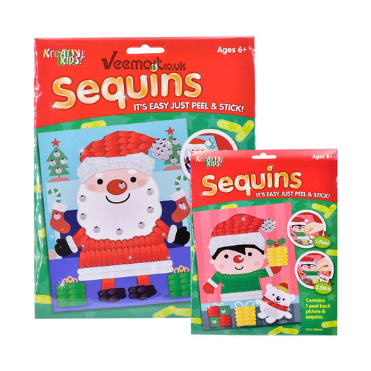 KandyToys Christmas Peel & Stick Sequins