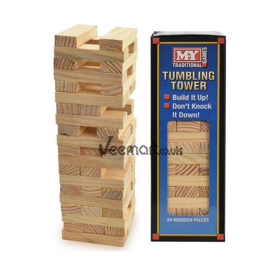 KandyToys Wooden Tumbling Tower in Window Box