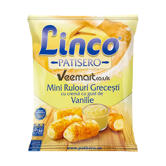 Linco Patisero Mini Grecesti Cu Crema Vanilie 500g
