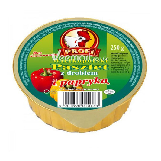 Profi Poultry Pate With Paprika 250g