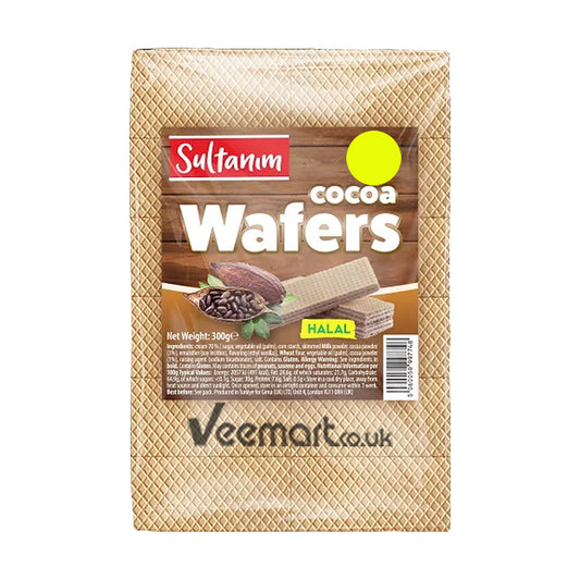 Sultanim Wafers With Cocoa Halal 300g