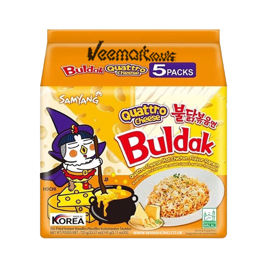 Samyang Quattro Cheese Buldak Ramen 140g x 5