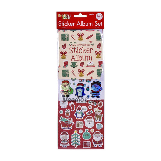 kandyToys Christmas Sticker Album Set