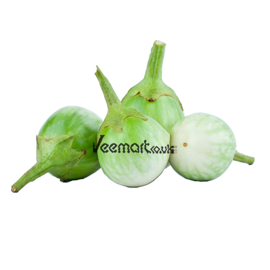 Thai Brinjal / Green Brinjal (Approx 500g)