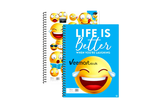 Martello Emoji Spiral Notebook 20x28cm