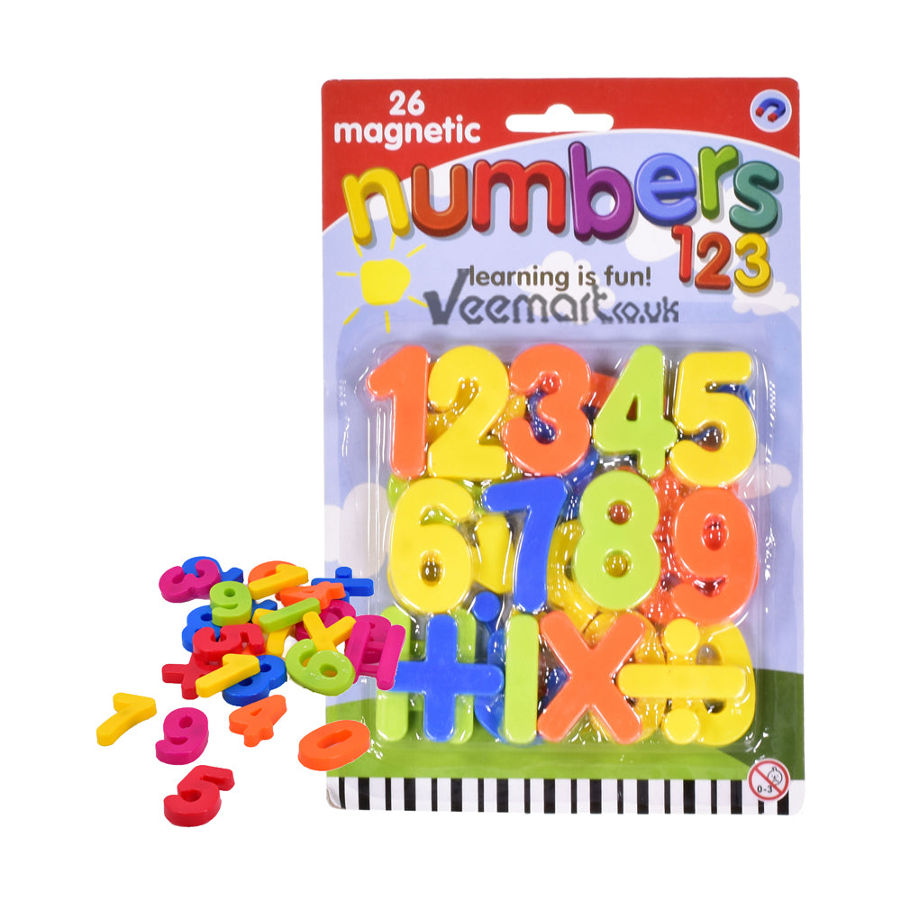 Small Toy Numbers KandyToys 26pc Small Magnetic Numbers - Blistercard– VeeMart