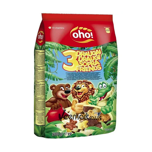Oho Three Friends Breakfast Cereals 500g