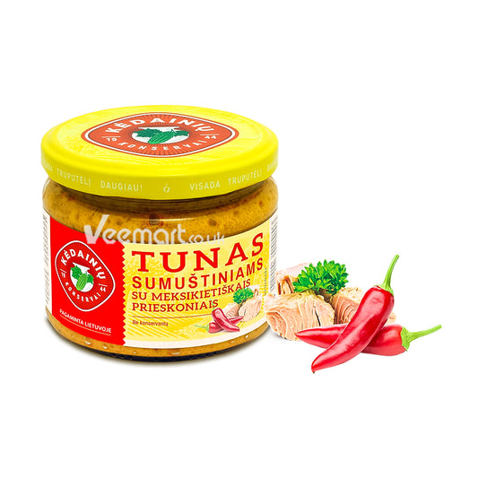 Kedainiu Konservai Tuna Sandwich Spread with Mexican Spice 325g