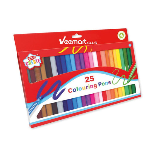 DG ACT, 25 Fibre Tip Colouring Pens