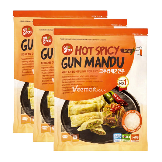 Allgroo Hot Spicy Gun Mandu 540g