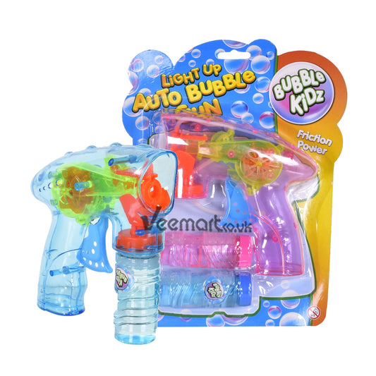 KandyToys Auto Bubble Gun With Light With 2 Bubble Tubs