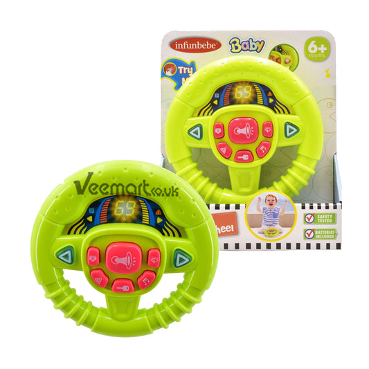 KandyToys Baby Steering Wheel "Try Me" 6m+