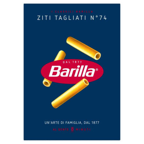 BARILLA ZITI TAGLIATI N 74 500G