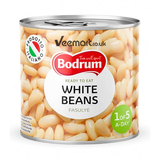 Bodrum Boiled White Beans 800g