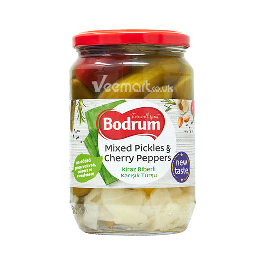 Bodrum Mixed Pickles & Cherry Peppers 720g