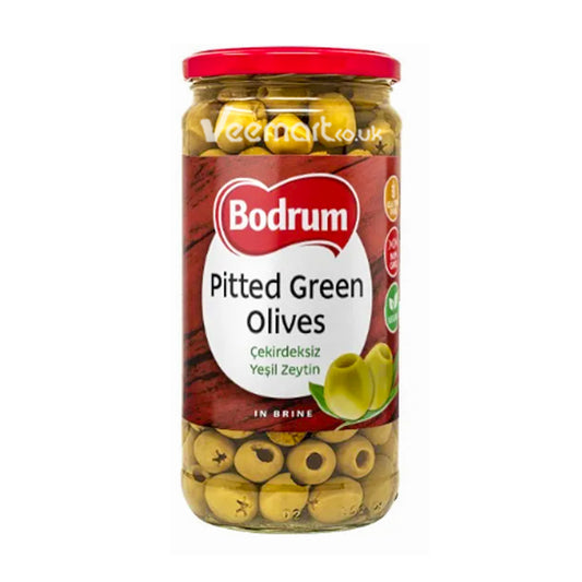Bodrum Olives Pitted Green 680g