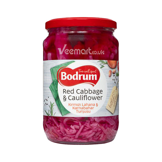 Bodrum Pickled Red Cabbage & Cauliflower 680g