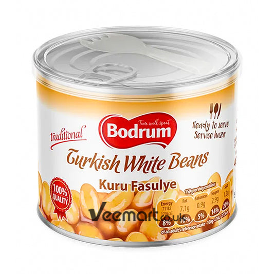 Bodrum Turkish White Beans in Tomato Sauce 400g