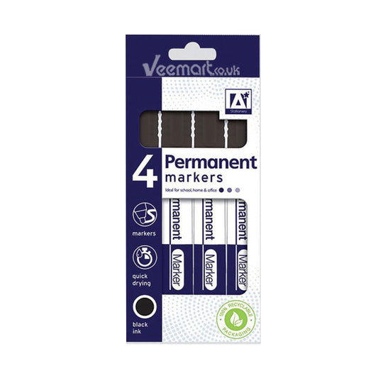 DG Pens-4 Permanent Markers