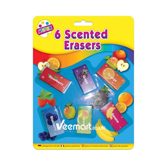 Tallon 6 Scented Novelty Erasers
