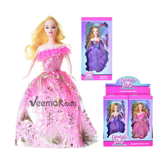 KandyToys Bendable Doll in Dress