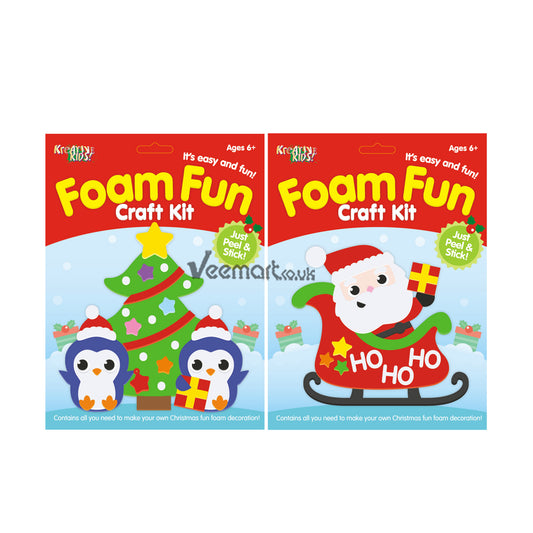 KandyToys Christmas Foam Fun Craft Kits