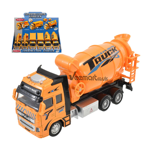 KandyToys Die Cast Pull Back Construction Vehicle