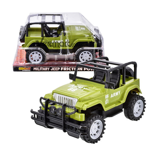 KandyToys Friction Jeep (Green Colour )