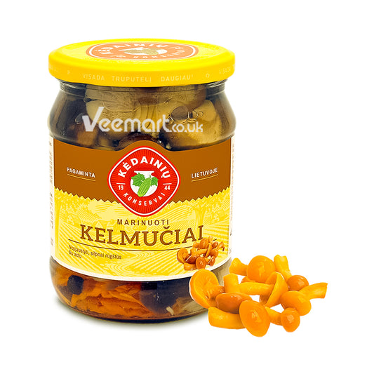Kedainiu Konservai Marinated Button Mushrooms 500ml
